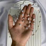 گردنبند مروارید گوی طلایی
