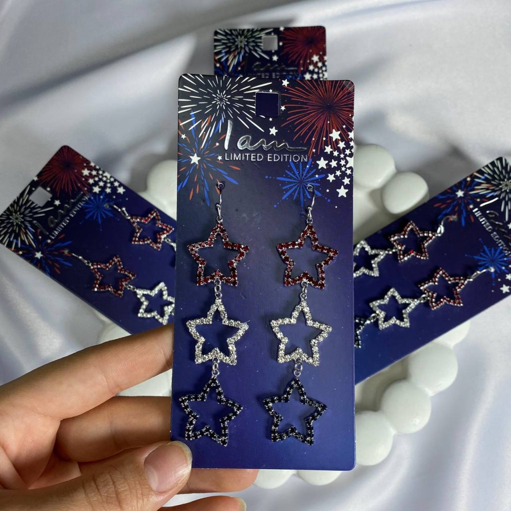 گوشواره آویزی ستاره