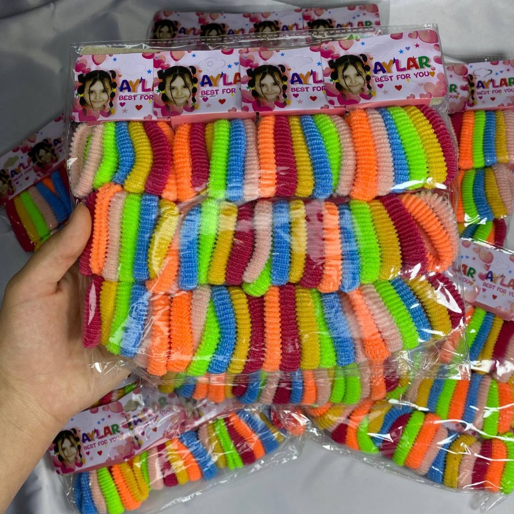 کش مو رنگی یک بسته 12 کارتی