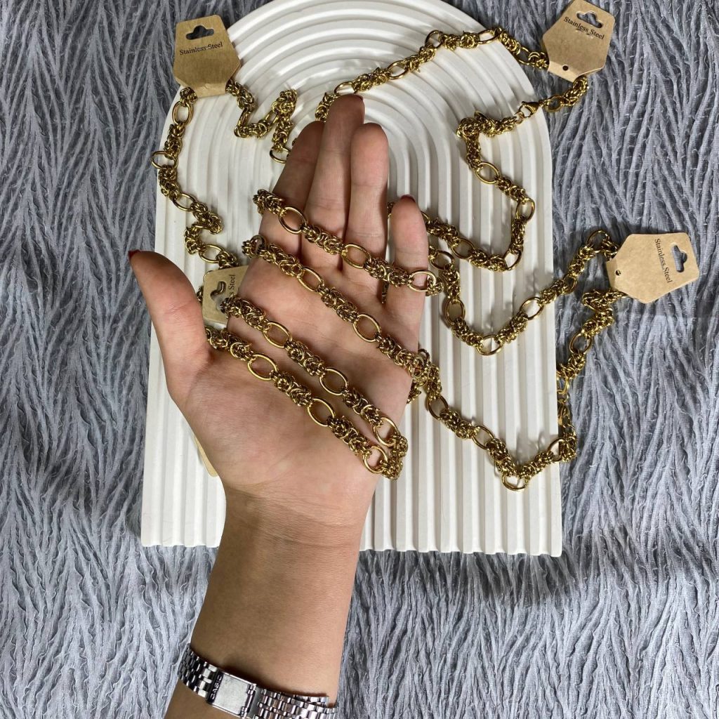 گردنبند زنجیر گره