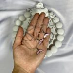 گردنبند دم وال صورتی