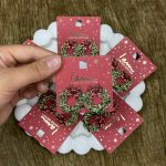 گوشواره کریسمسی پاپیون