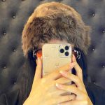 کلاه پوست خزدار قهوه ای