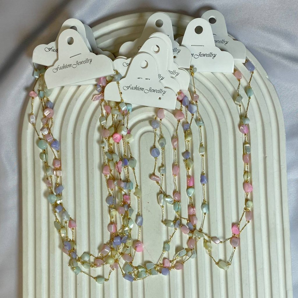 گردنبند سنگ پاستیلی
