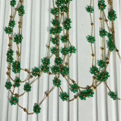 گردنبند منجوقی گل