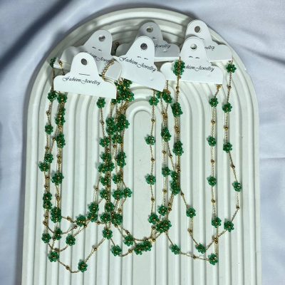 گردنبند منجوقی گل