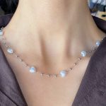 گردنبند مروارید قلب