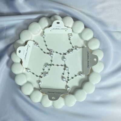 دستبند مروارید قلب