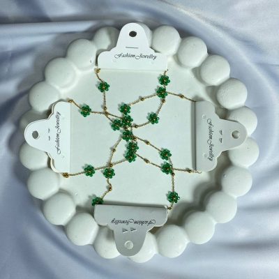 دستبند منجوقی گل