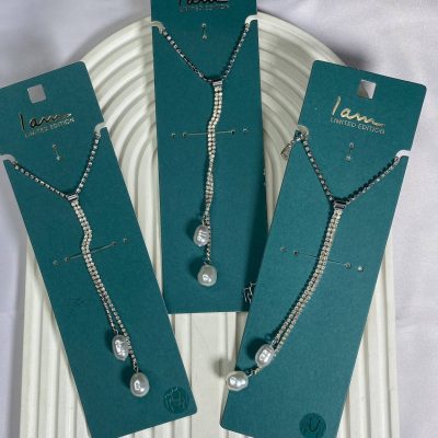 گردنبند تنیسی مروارید پرورشی