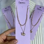 گردنبند دولاین پروانه