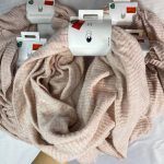 شال رینگی pink beige بافت زیر و رو