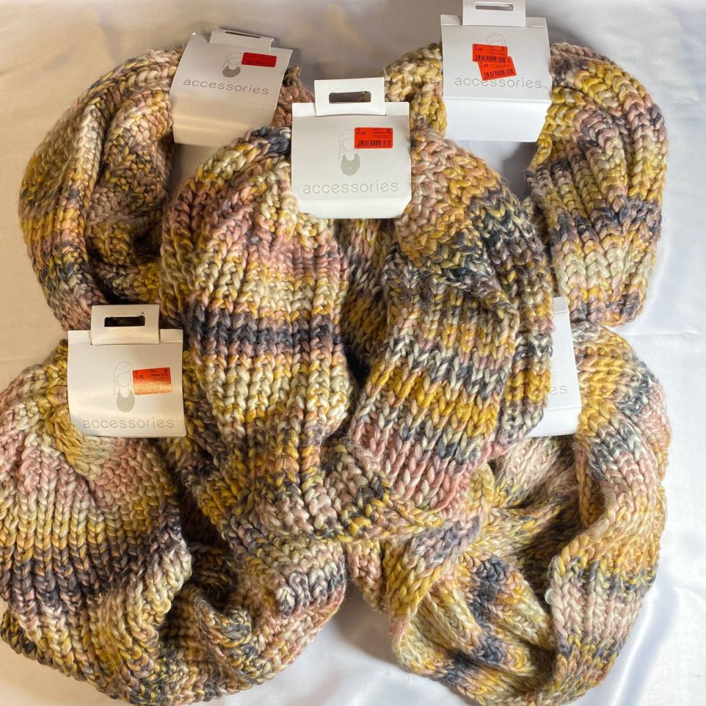 شال رینگی رنگ پاییزی