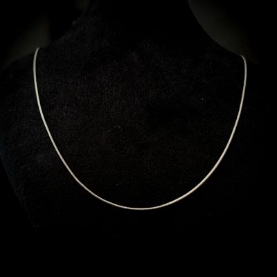 زنجیر استیل لوله ای نقره ای