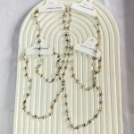 گردنبند چشم زخم آبی روشن