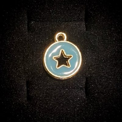پلاک ستاره رنگ بندی حاشیه طلایی