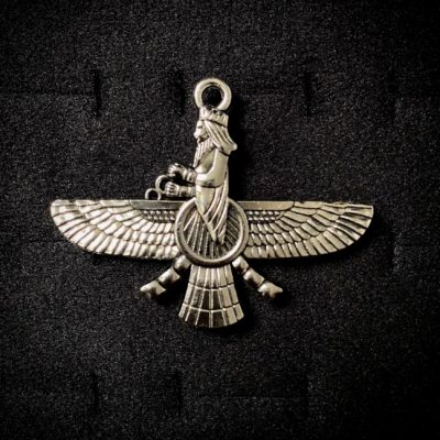 پلاک فروهر نقره ای کد 101