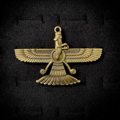 پلاک فروهر برنجی کد 103