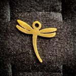 پلاک استیل مینیمال طلایی کد 102