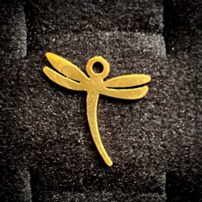 پلاک استیل مینیمال طلایی کد 102