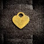 پلاک استیل مینیمال طلایی کد 102
