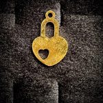 پلاک استیل مینیمال طلایی کد 103
