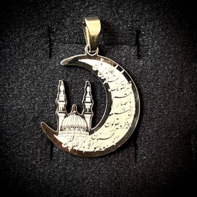 پلاک استیل نقره ای وان یکاد کد 102
