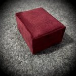 جعبه کادو مخملی زرشکی  کد 102