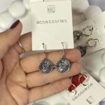 گوشواره حلقه ای طرح مار