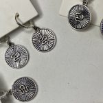 گوشواره حلقه ای طرح مار