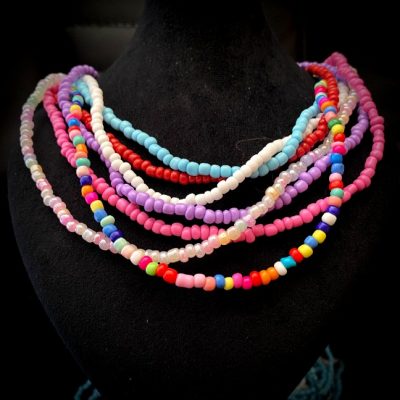 گردنبند منجوق سایز بزرگ ( جهت انتخاب رنگ بندی روی محصول کلیک کنین )