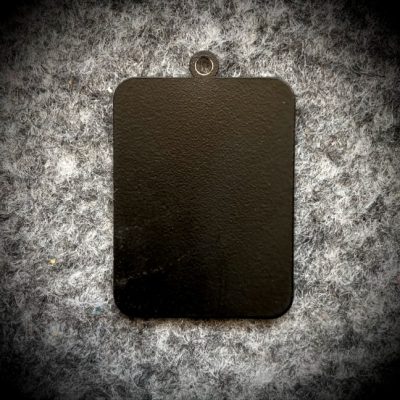 پلاک استیل حک چهره یا متن دلخواه مستطیل 110