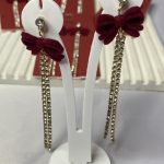 گوشواره پاپیون آویز