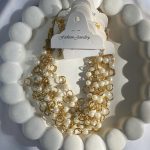 گردنبند مروارید و حلقه