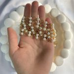 گردنبند مروارید و حلقه