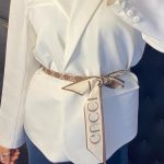 باندانا (کمربند ) پارچه ای نخ طرح گوچی رنگبندی