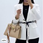 باندانا ( کمربند ) پارچه ای ساتن و نخی  خارجی دیور رنگ بندی