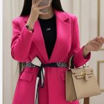 کمربند پارچه ای نخی دیور رنگ بندی