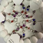 دستبند مهره ای پلاک ستاره