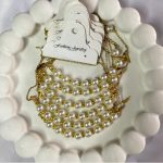 گردنبند. مروارید و گوی