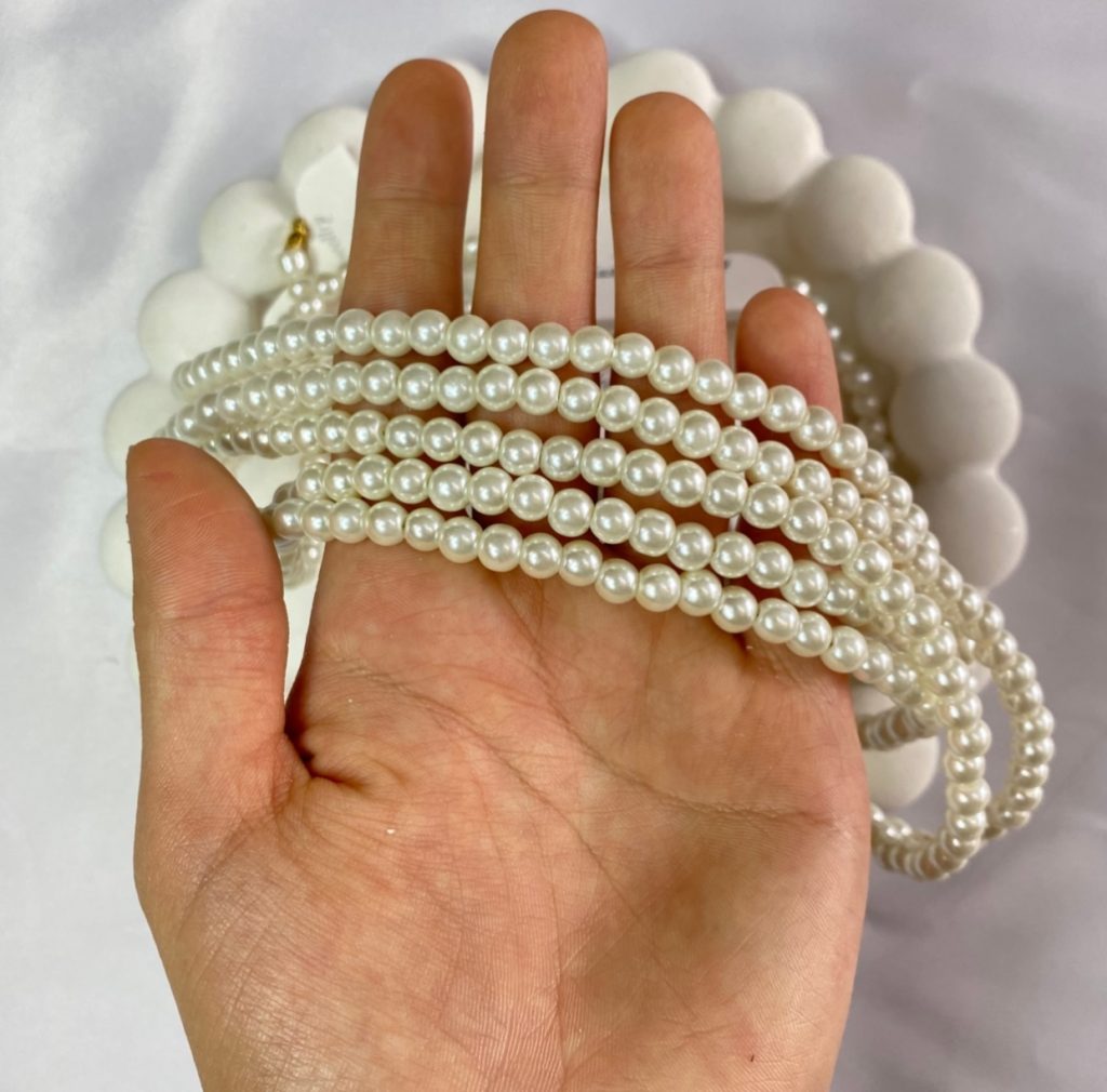 گردنبند مرواریدی سایز متوسط