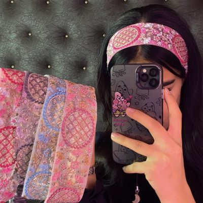 هد بند تابستانه سوزن دوزی کد 117