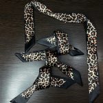 باندانا پاپیون ، آویز کیف ، کراوات طرح پلنگی