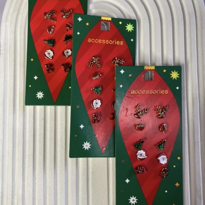 پک گوشواره کریسمسی کد 102