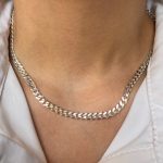 زنجیر نقره کارتیر تراش کد 08