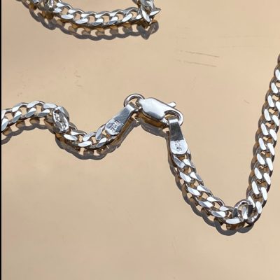 زنجیر نقره کارتیر تراش 06