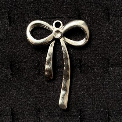 پلاک پاپیون استیل طلایی و نقره ای سایز بزرگ