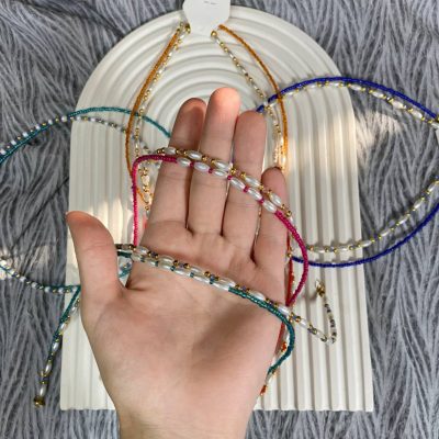 گردنبند دولاین مروارید