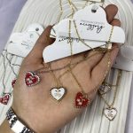 گردنبند قلب و گیلاس