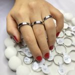رینگ استیل رنگ ثابت سایزبندی